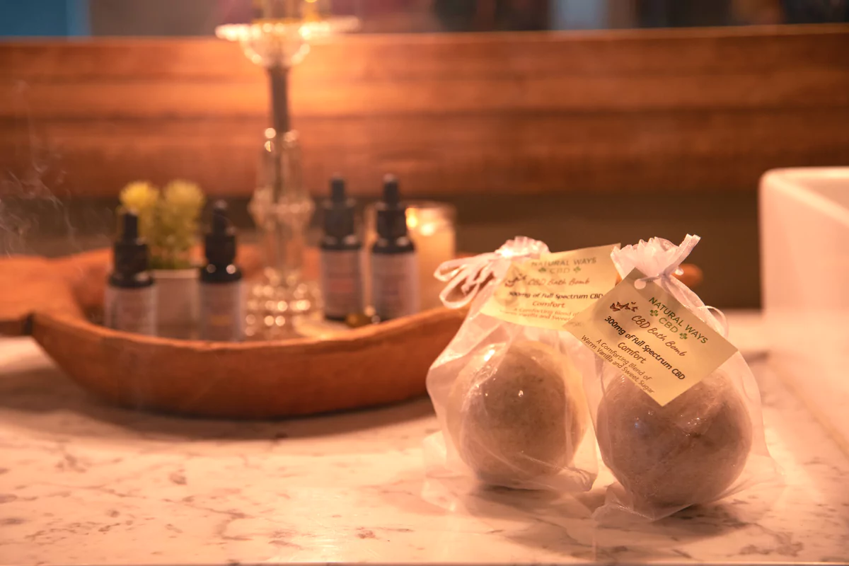 Natural Ways CBD bath bombs