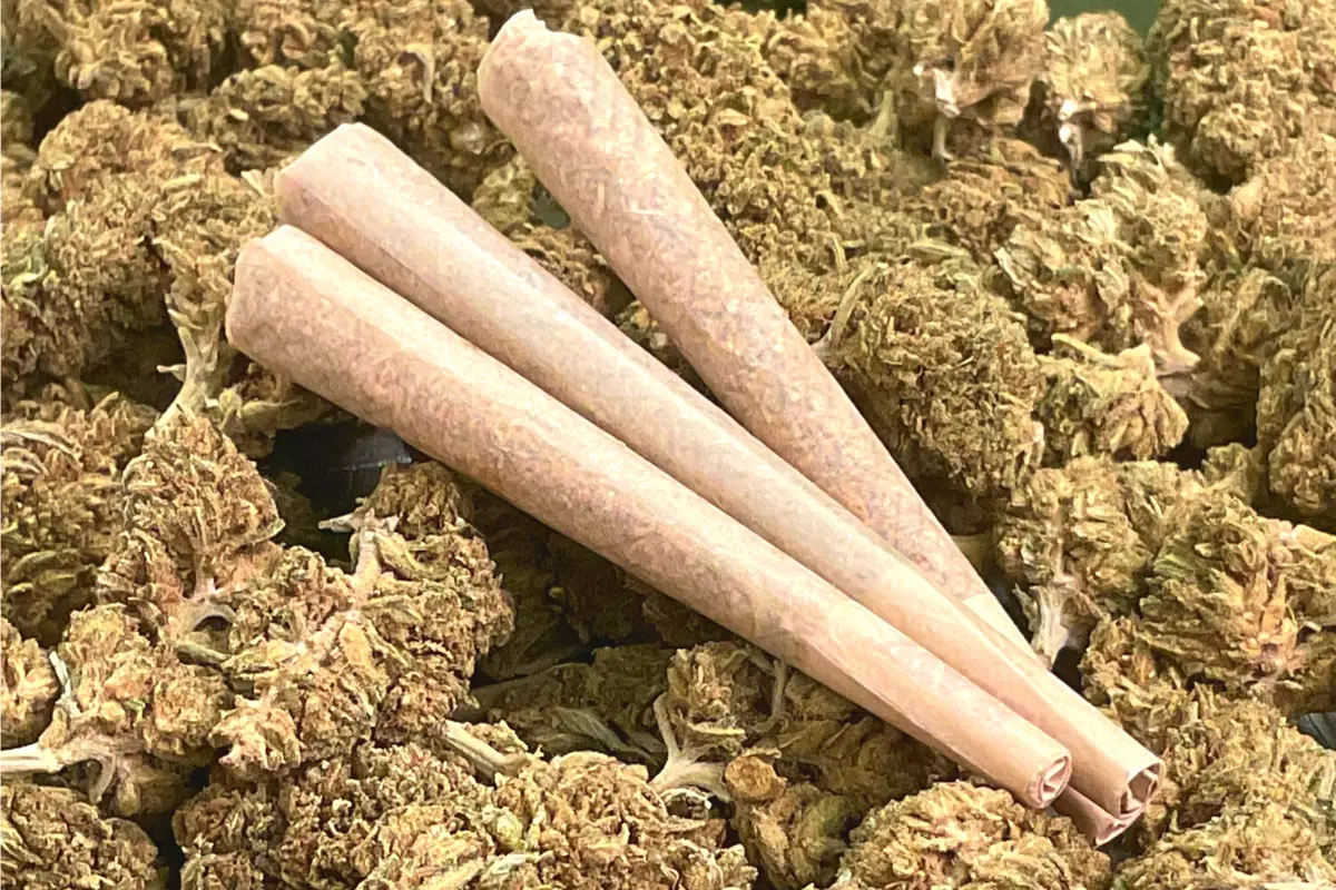 THC-O and Delta-9 THC hemp flower prerolls. 