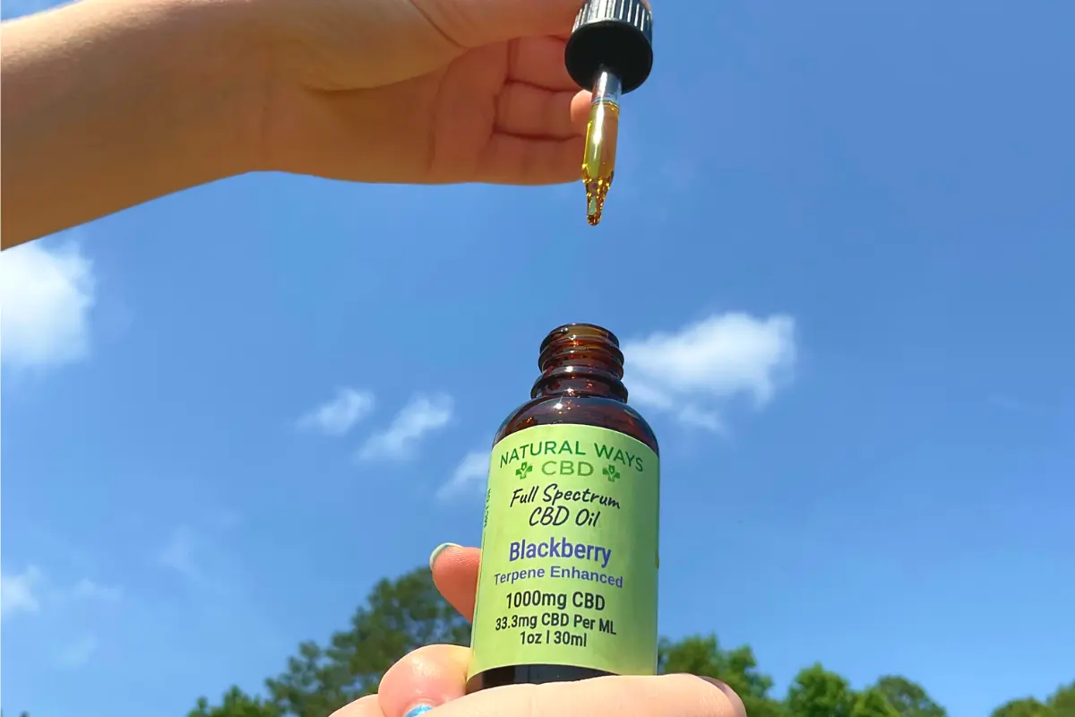 Blackberry flavored CBD oil 