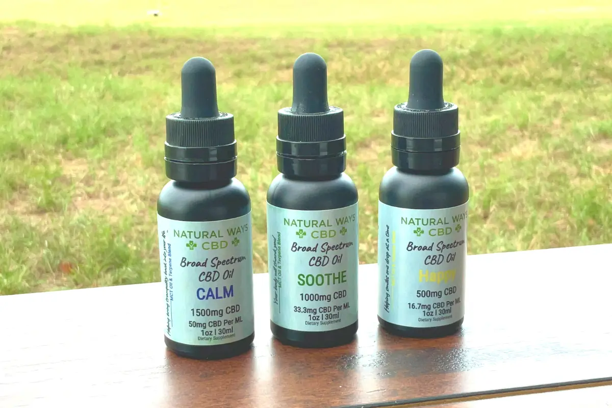 Calm, soothe, and happy CBD tinctures