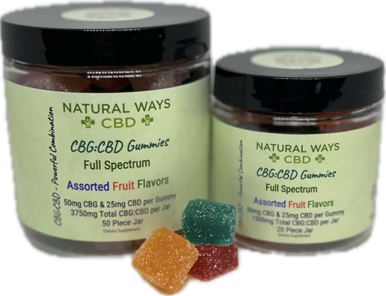 CBG + CBD Gummies for Pain | 50mg CBG + 25mg CBD